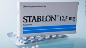 Tianeptine use prescription Stablon product